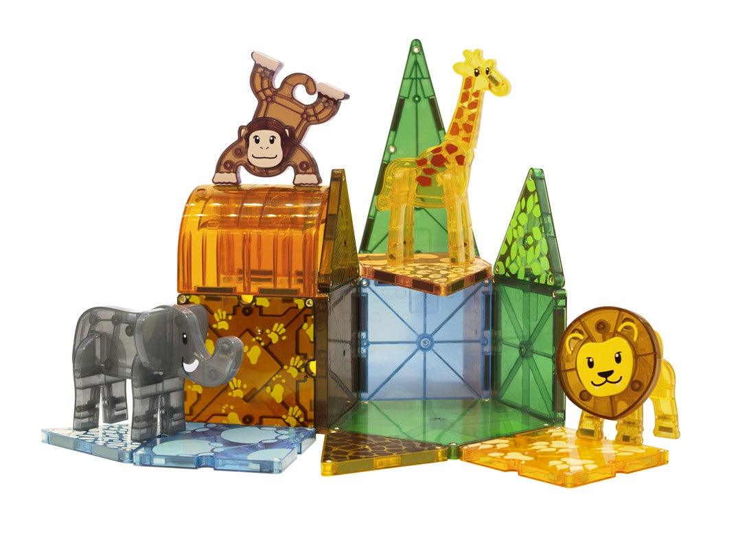 Set safari 25 pcs - Magna Tiles: ¡Construye tu propia sabana salvaje!