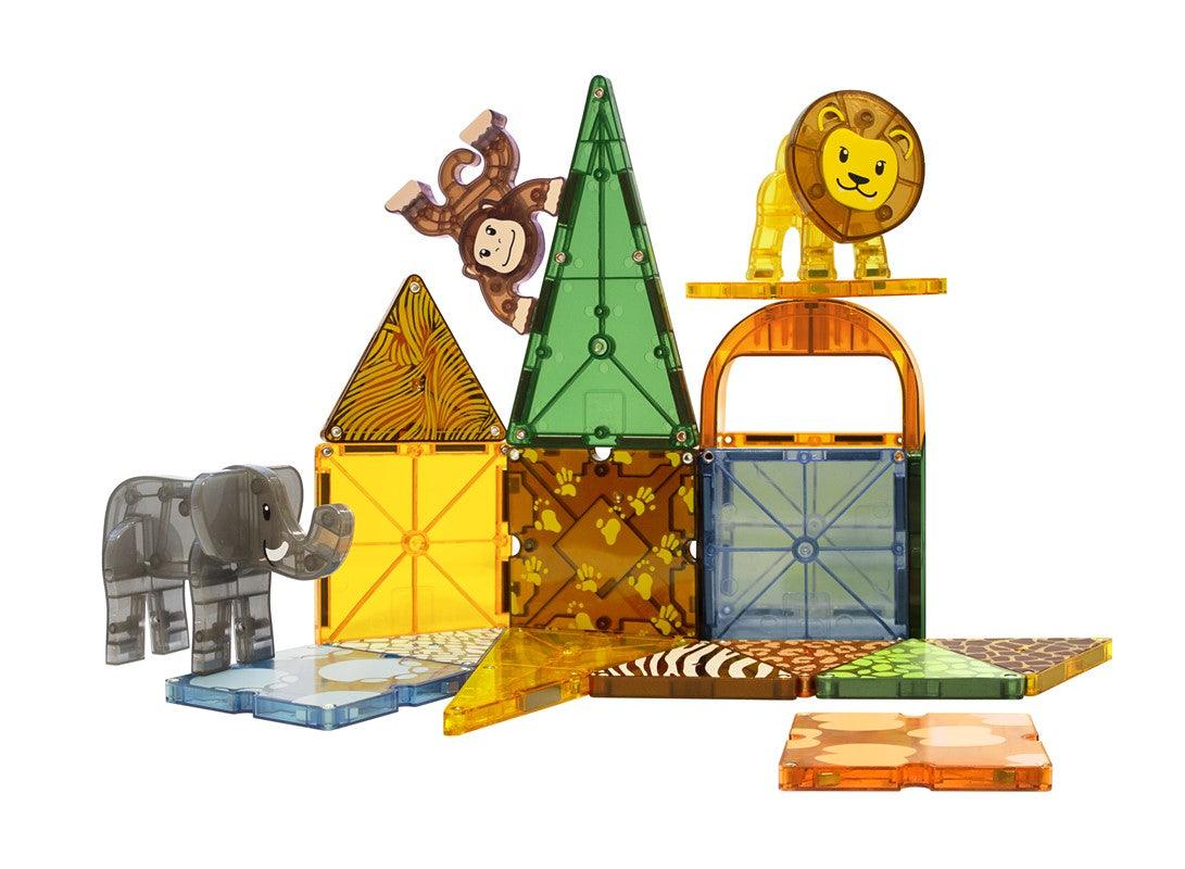 Set safari 25 pcs - Magna Tiles: ¡Construye tu propia sabana salvaje!