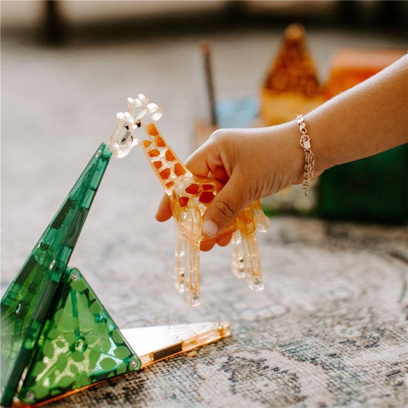 Set safari 25 pcs - Magna Tiles: ¡Construye tu propia sabana salvaje!