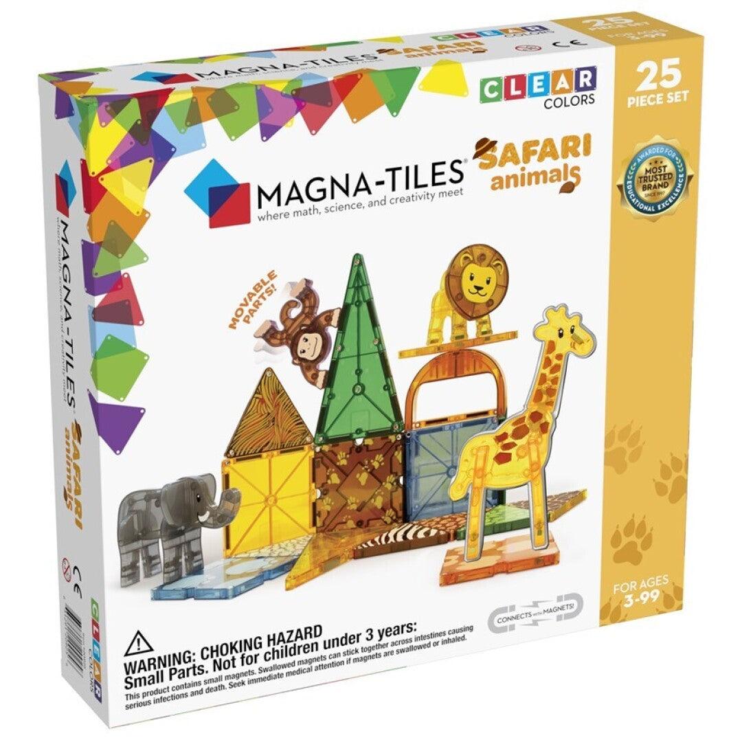 Set safari 25 pcs - Magna Tiles: ¡Construye tu propia sabana salvaje!