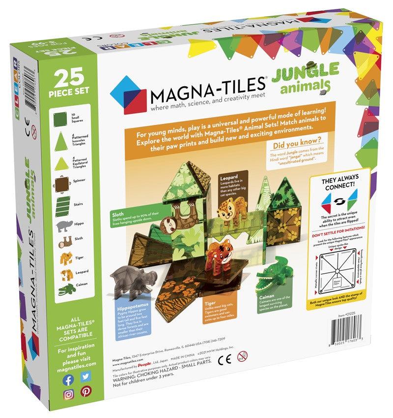 Set Animales de la Jungla 25 piezas - Magna Tiles ¡Deja que la jungla cobre vida en tu hogar!
