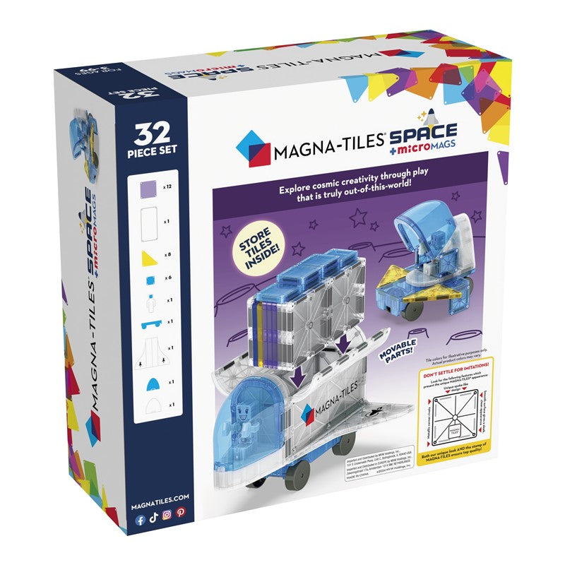 MAGNA-TILES® Space + microMAGS: ¡Viaja a las estrellas mientras juegas!