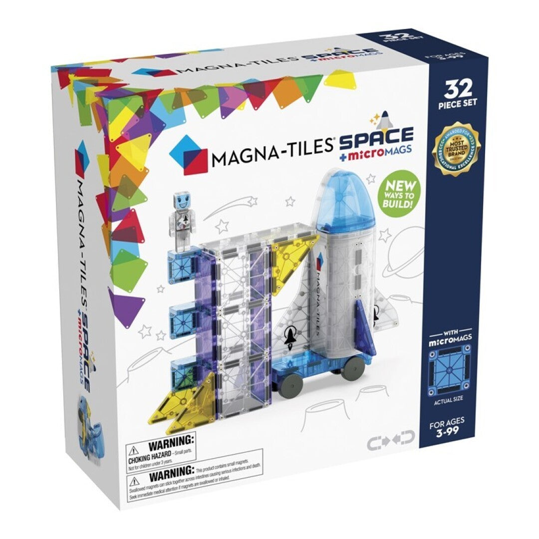 MAGNA-TILES® Space + microMAGS: ¡Viaja a las estrellas mientras juegas!
