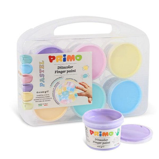 Pintura de Dedos Pastel - Primo ¡Deja que los más pequeños pinten con magia!