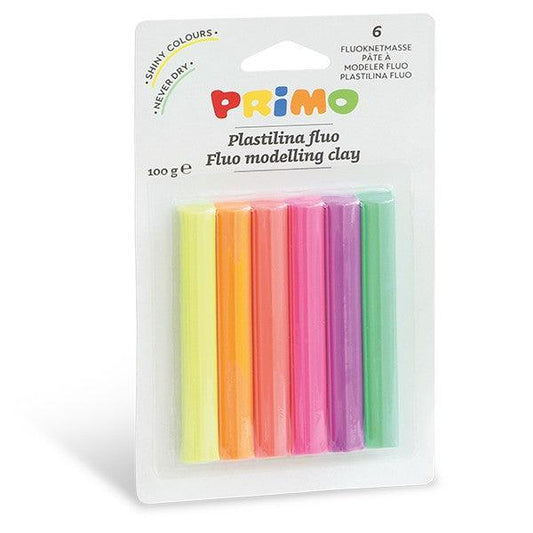 Barritas de Plastilina Fluo - Primo ¡Deja que la creatividad de tu hijo brille!
