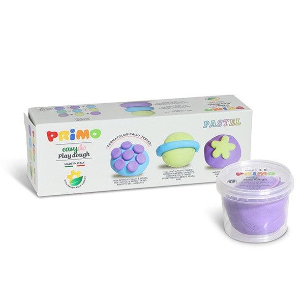3 Botes de Plastilina Pastel - Primo ¡Fomenta la creatividad de tu hijo!