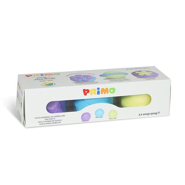 3 Botes de Plastilina Pastel - Primo ¡Fomenta la creatividad de tu hijo!