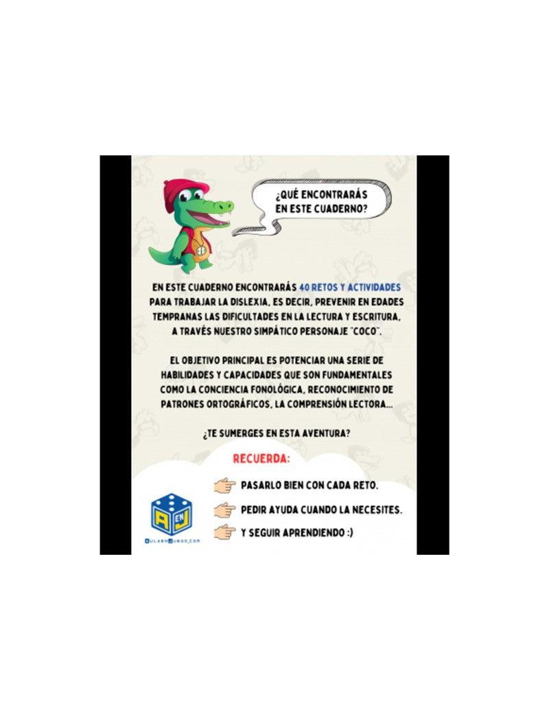 Cuaderno de Dislexia Y Lectoescritura - Aula en juego: ¡Fortalece su lectura con Coco!