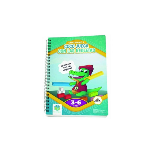 Cuaderno Coco juega con las regletas - Aula en juego: ¡Aprende matemáticas construyendo con Coco!