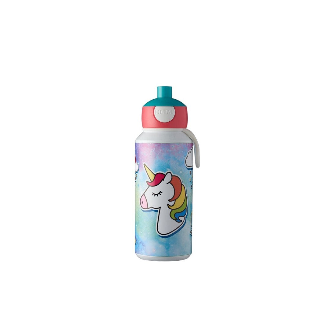 Botella Campus pop-up 400ml unicornio - Mepal