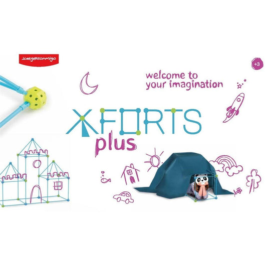 Set construcción 85 piezas - Xforts: ¡Su primer refugio secreto!