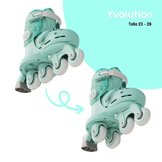 PATINES TWISTA Verde T.30-34 - Yvolution