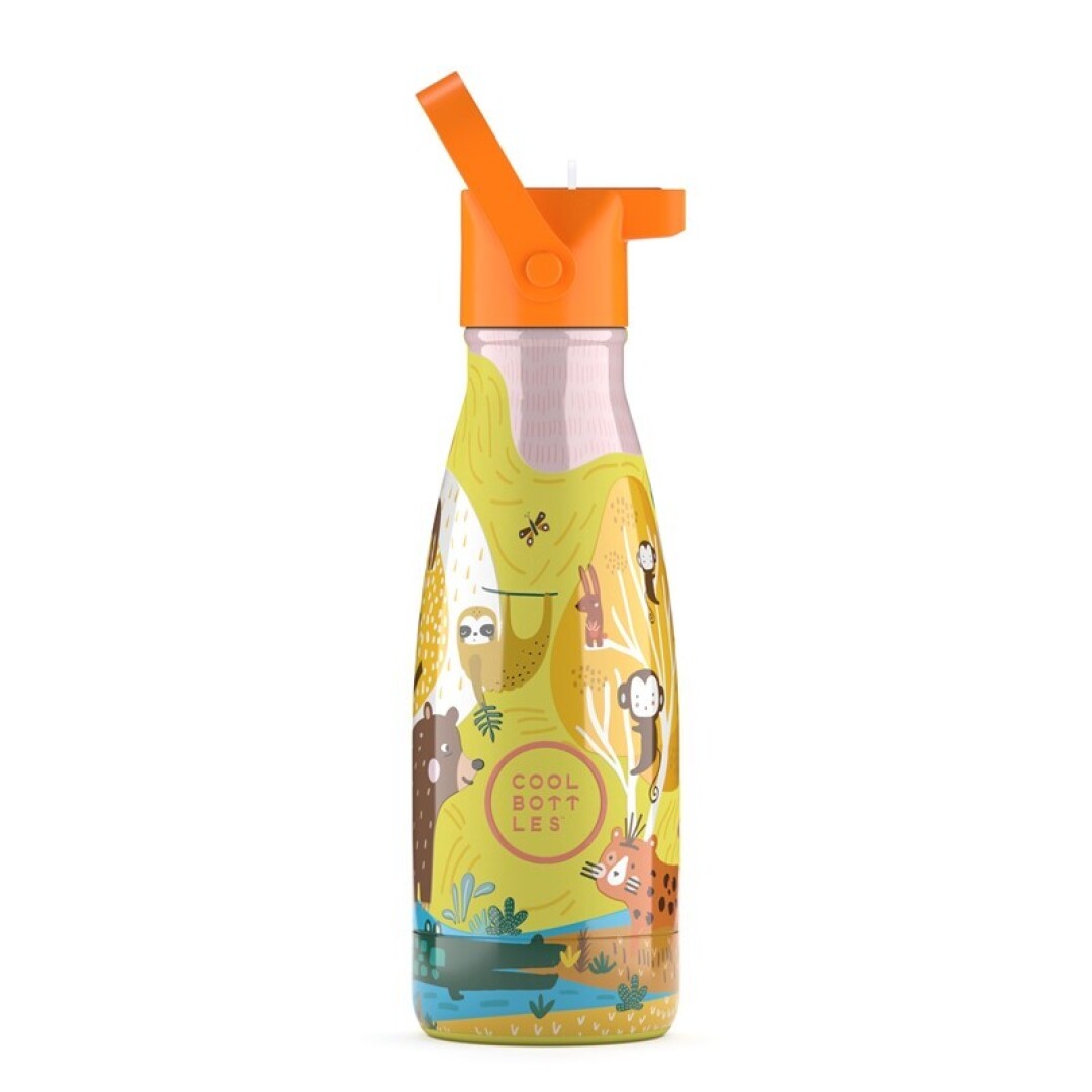 Botella de acero inoxidable Jungle Park 260 ml - Coolbottles