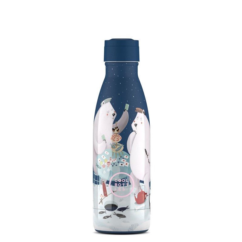 Botella de acero inoxidable Polar Bears 350ml - Coolbottles