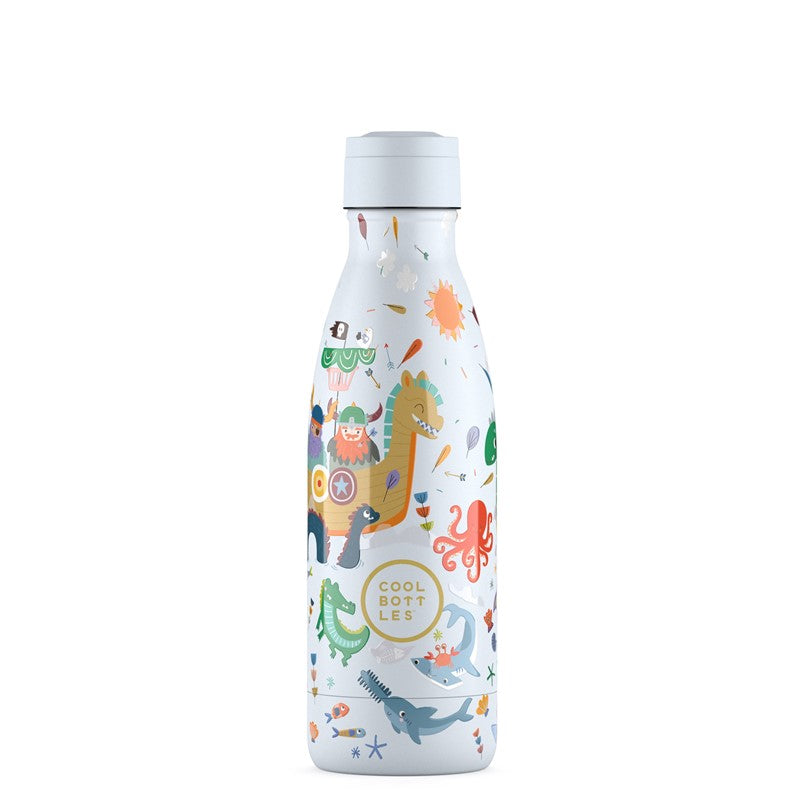 Botella de acero inoxidable Brave Vikings 350ml - Coolbottles