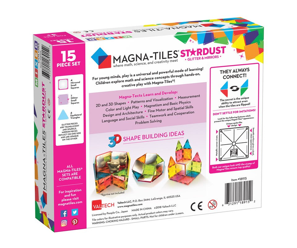 Set Stardust 15 pcs - Magna Tiles