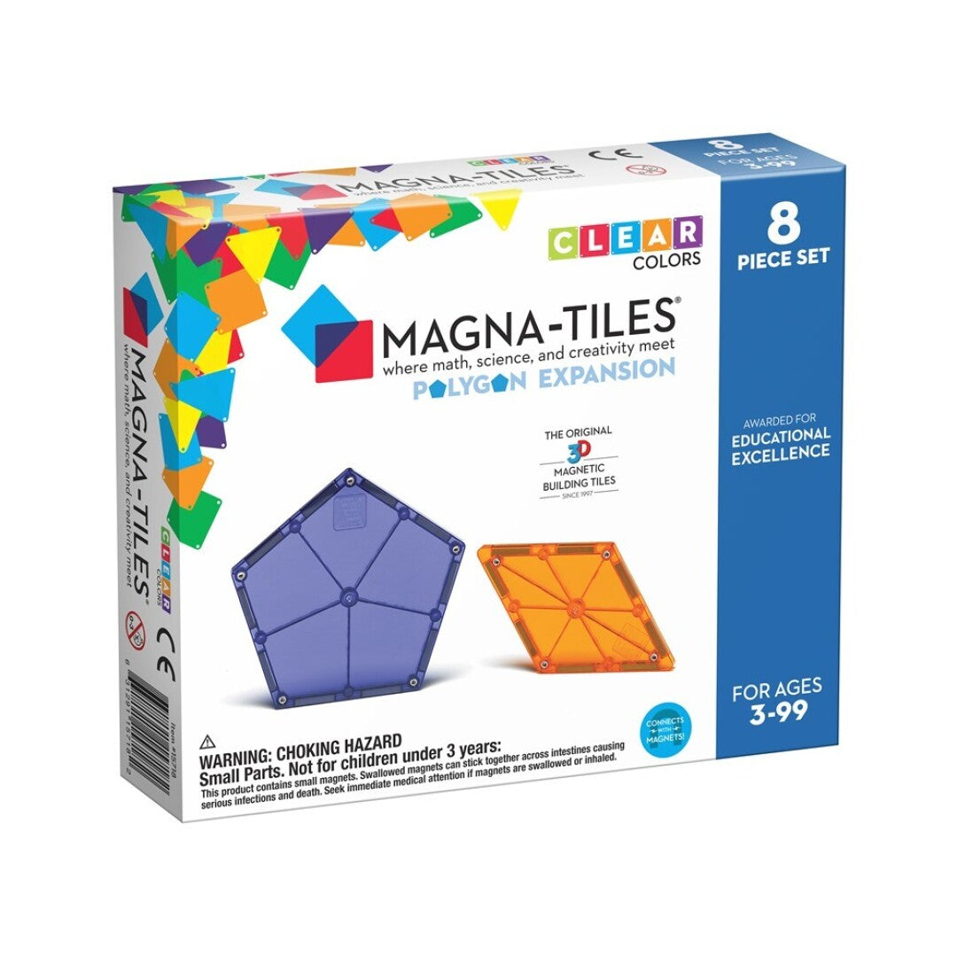 Set Extras poligonos 8 pcs - Magna Tiles