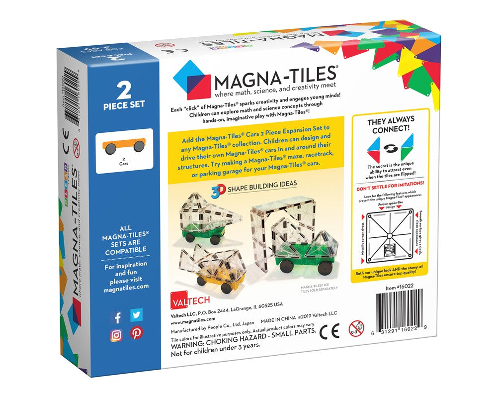 Coches Extras 2 piezas - Magna Tiles