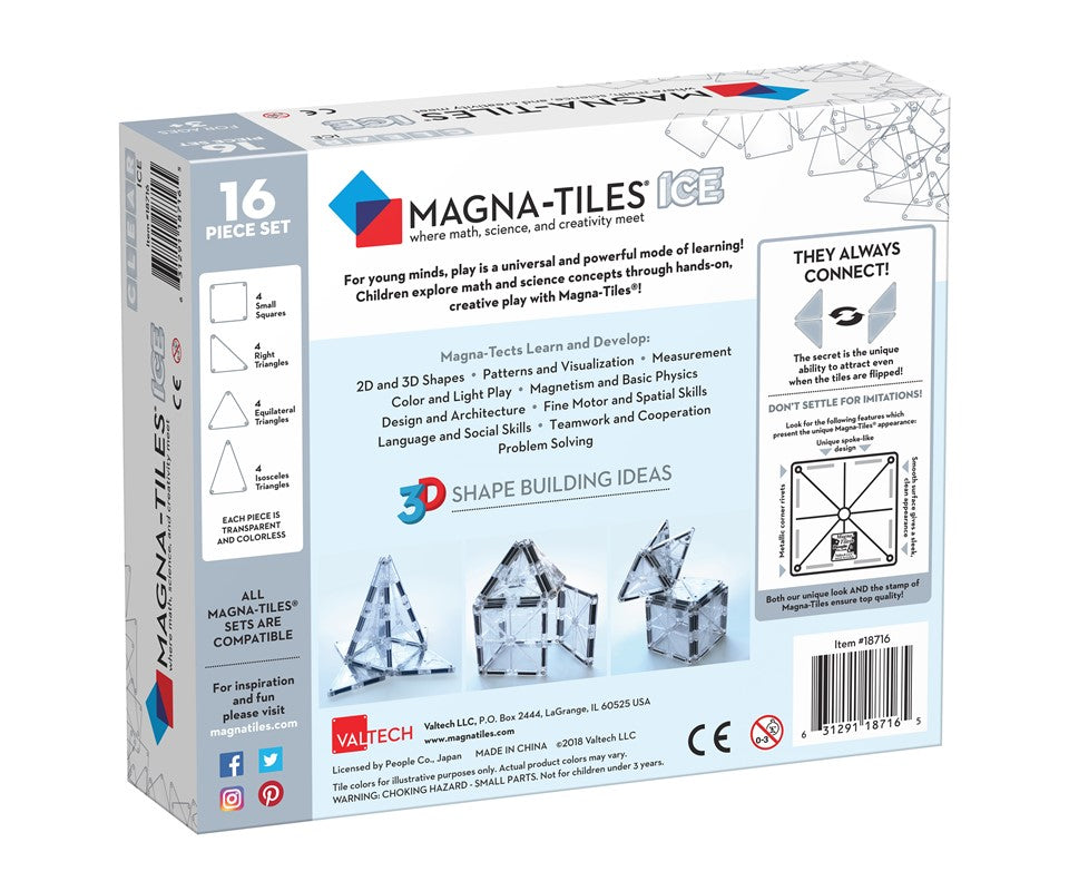 Set Hielo 16 pcs - Magna Tiles