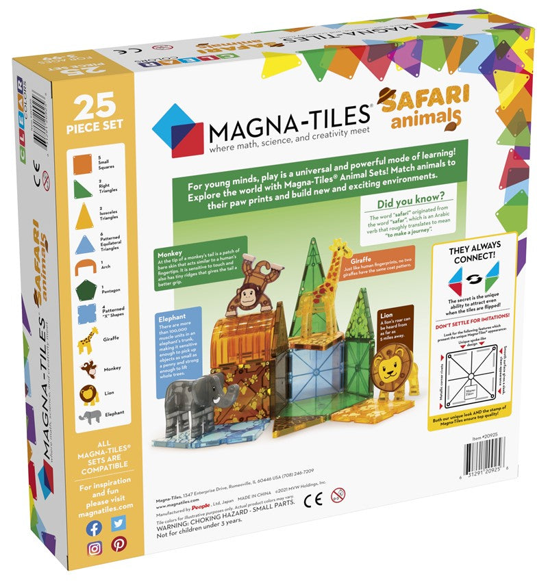 Set safari 25 pcs - Magna Tiles