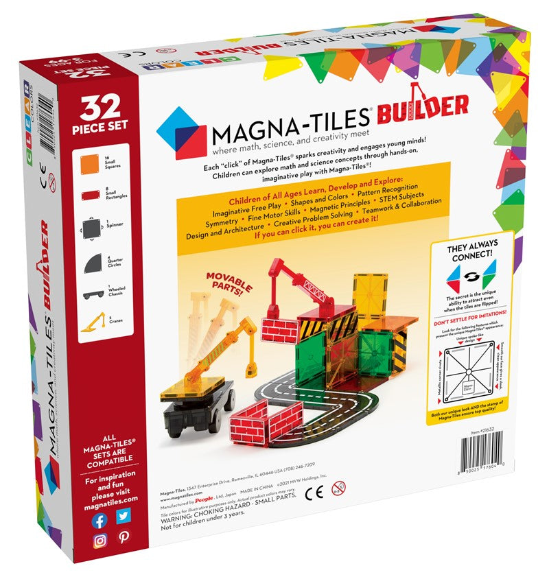 Set Construcción 32 piezas - Magna Tiles