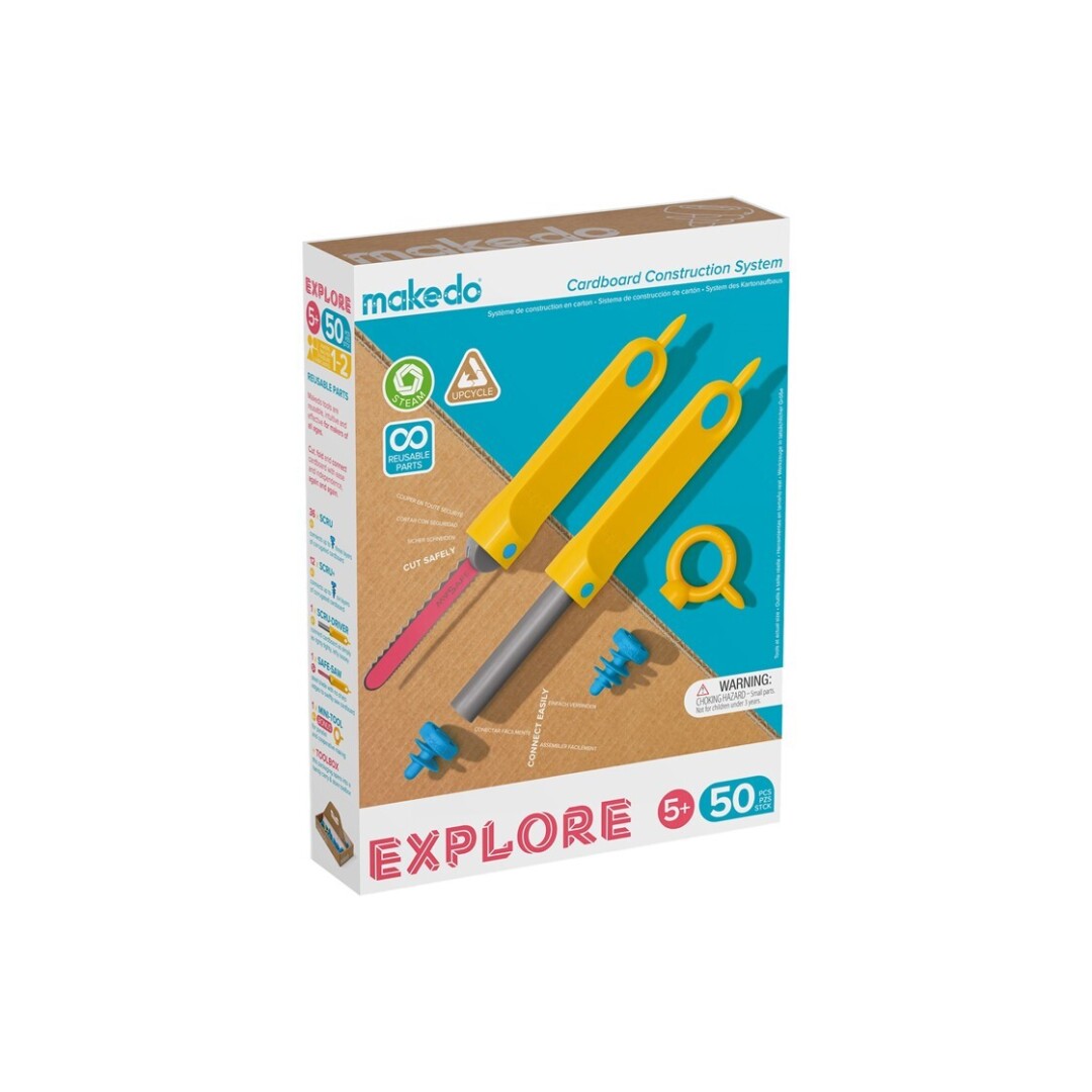 Explore kit de 50 pcs - Makedo