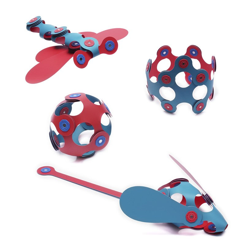 Clixo Itsy Pack - Flamingo/Turquesa: ¡La diversión magnética al alcance de tu mano!